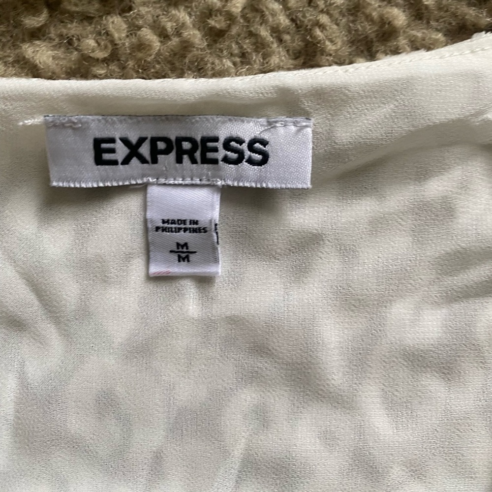 Express Long Sleeves Peplum Top - Picture 3 of 3